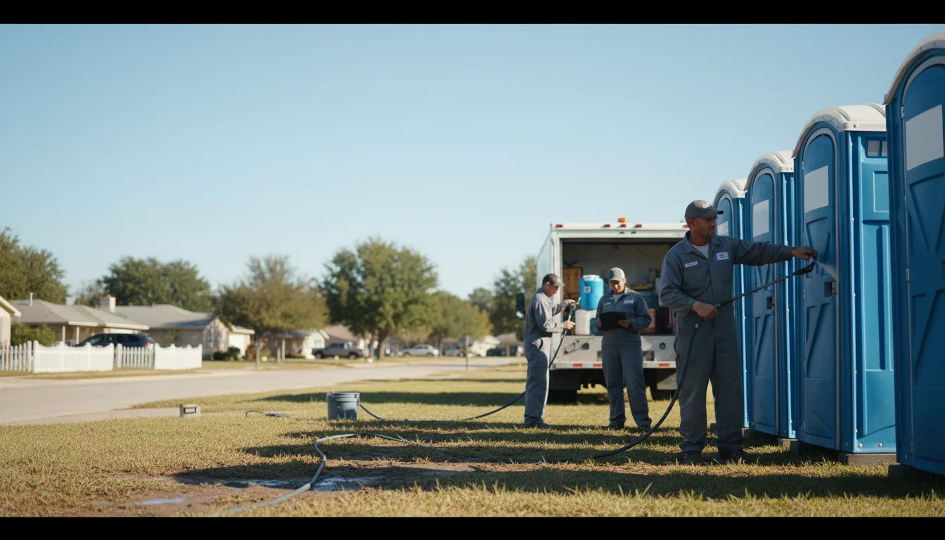 Long-Term Portable Toilet Rental in Russellville, AR near me